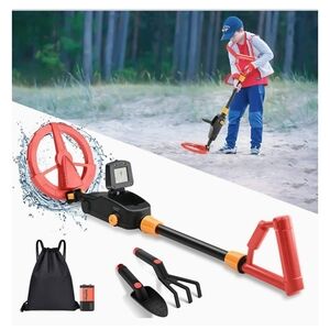 Metal Detector for Kids - 7.4 Inch Waterproof Kid Metal Detector